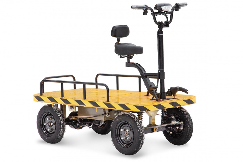 Платформенная тележка электрическая Rutrike СКЛАД 1500 NEW